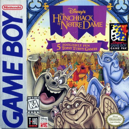 Disney's The Hunchback of Notre Dame: 5 Foolishly Fun Topsy Turvy Games box art