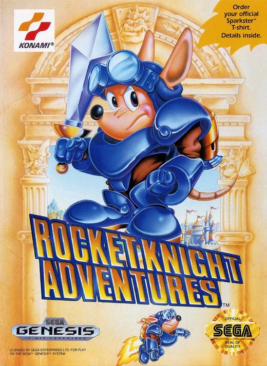 Rocket Knight Adventures box art