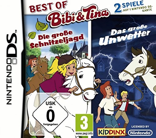 2 in 1: Best Of Bibi Und Tina: Die Grosse Schnitzeljagd + Das Grosse Unwetter box art