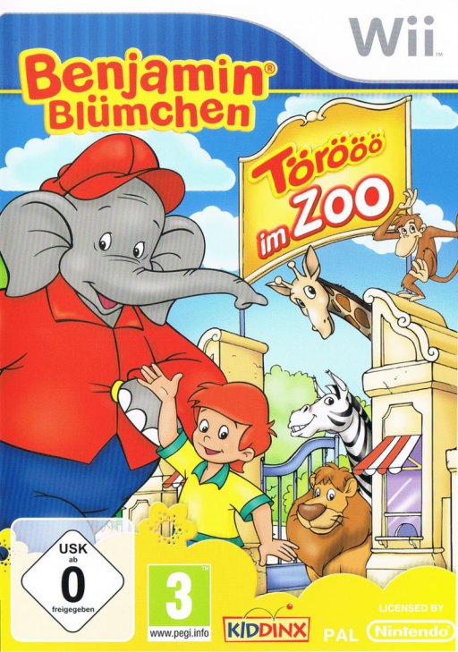 Benjamin Bluemchen: Toeroeoeoe im Zoo box art