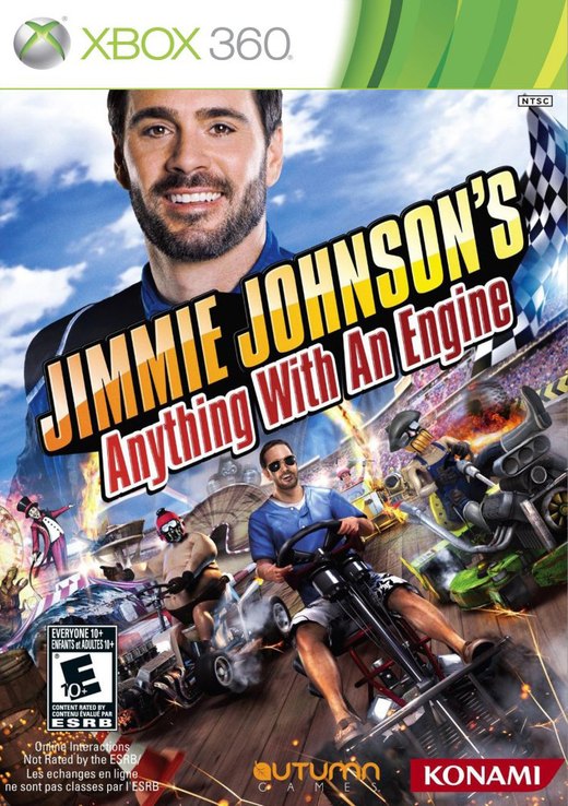 Jimmie Johnson's Anything with an Engine box art