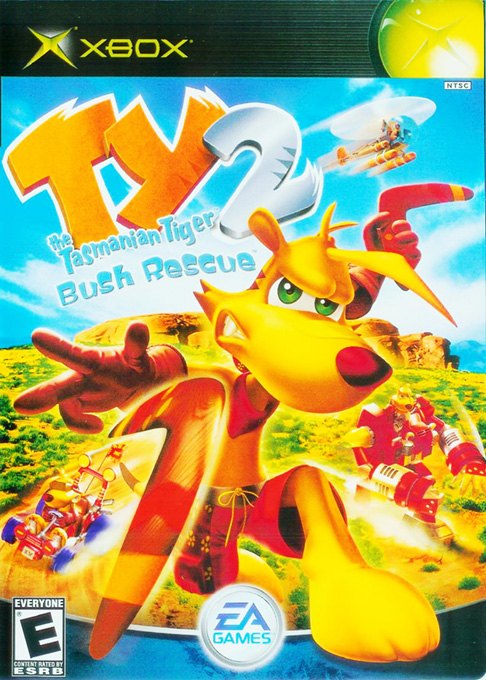 TY the Tasmanian Tiger 2: Bush Rescue box art