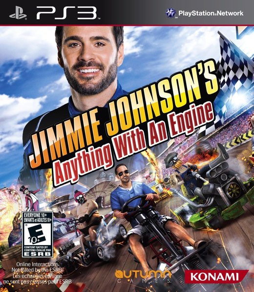 Jimmie Johnson's Anything with an Engine box art