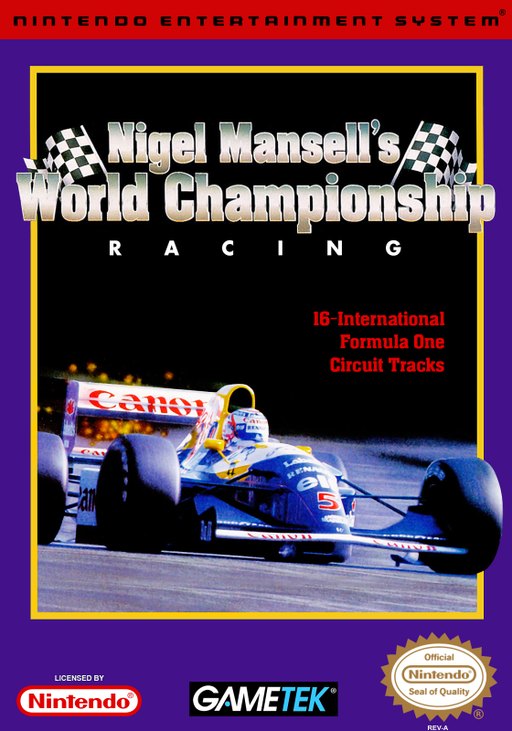 Nigel Mansell's World Championship Racing box art