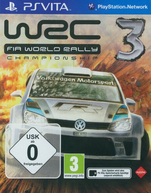 WRC 3: FIA World Rally Championship box art