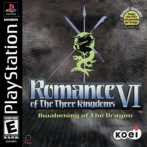 Romance of the Three Kingdoms VI: Awakening of the Dragon box art