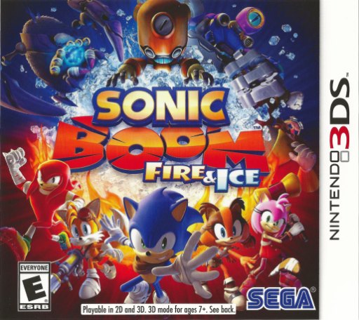 Sonic Boom: Fire _ Ice box art