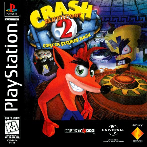Crash Bandicoot 2: Cortex Strikes Back box art