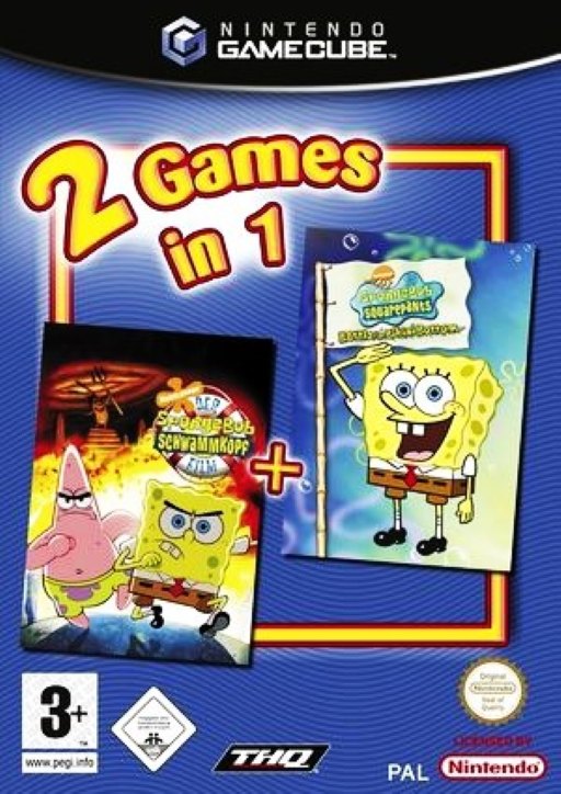 2 Games in 1_ The SpongeBob SquarePants Movie _ Battle for Bikini Bottom box art