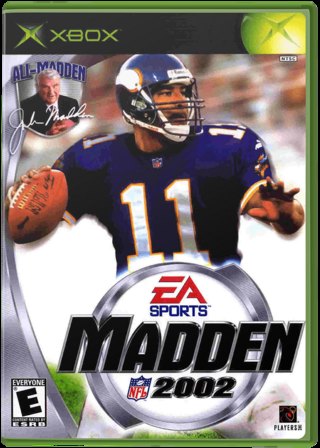 Madden NFL 2002 box art