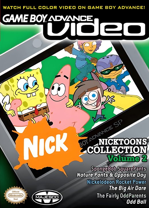 Game Boy Advance Video: Nicktoons Collection: Volume 2 box art