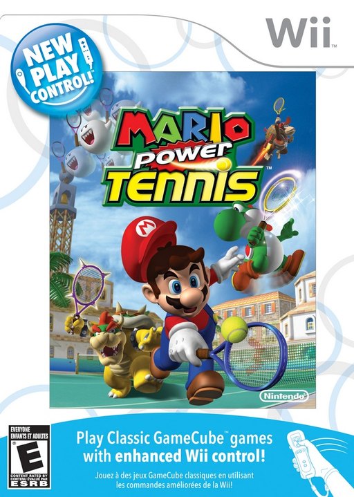 Mario Power Tennis box art