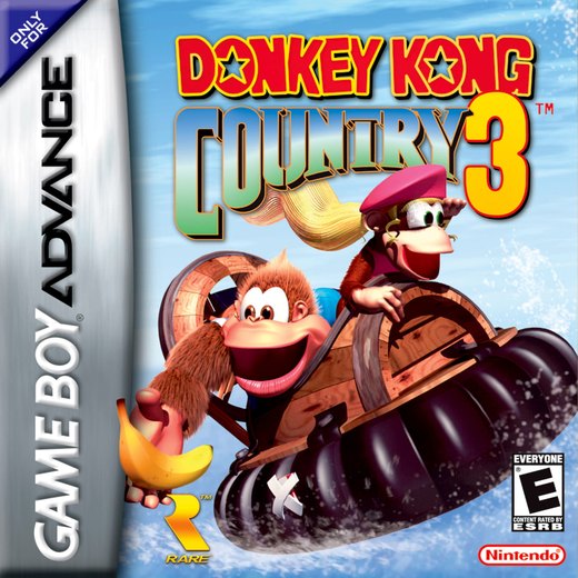 Donkey Kong Country 3 box art