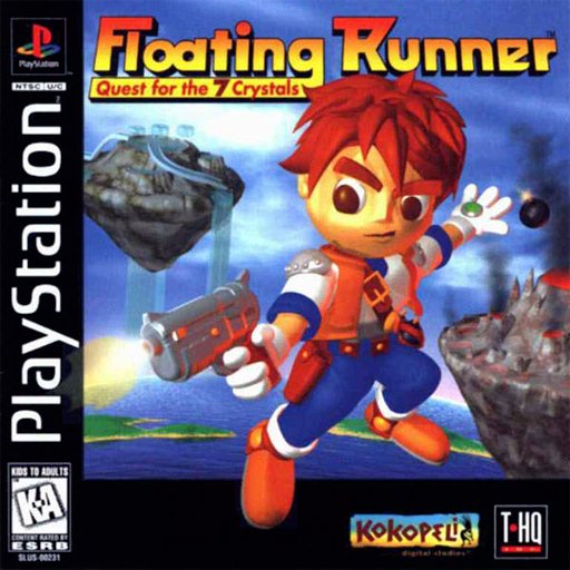 Floating Runner: Quest for the 7 Crystals box art
