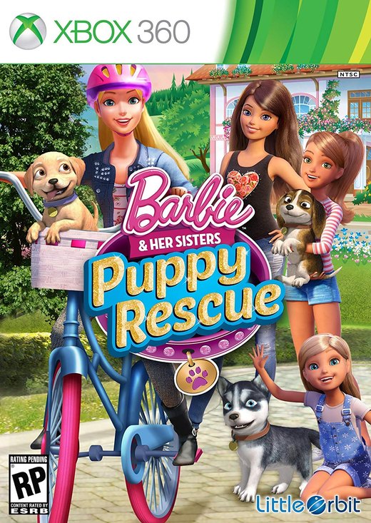 Barbie & Her Sisters: Puppy Rescue box art