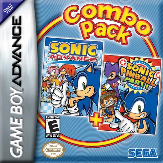 Combo Pack: Sonic Advance + Sonic Pinball Party box art