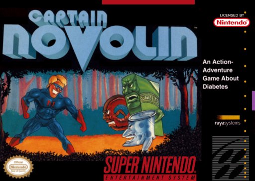 Captain Novolin box art