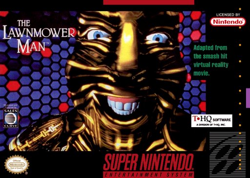 The Lawnmower Man box art
