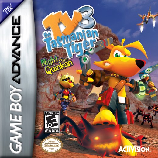 Ty the Tasmanian Tiger 3: Night of the Quinkan box art