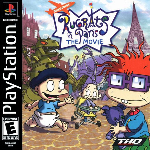 Nickelodeon Rugrats in Paris: The Movie box art