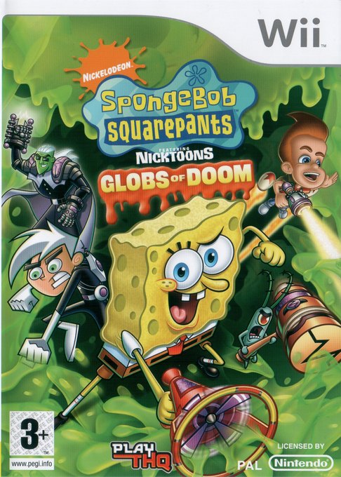 Nickelodeon SpongeBob SquarePants featuring Nicktoons: Globs of Doom box art