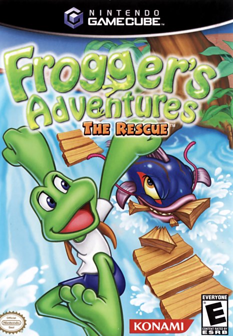 Frogger's Adventures: The Rescue box art