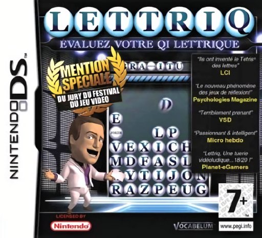 Lettriq: Evaluez Votre QI Lettrique box art