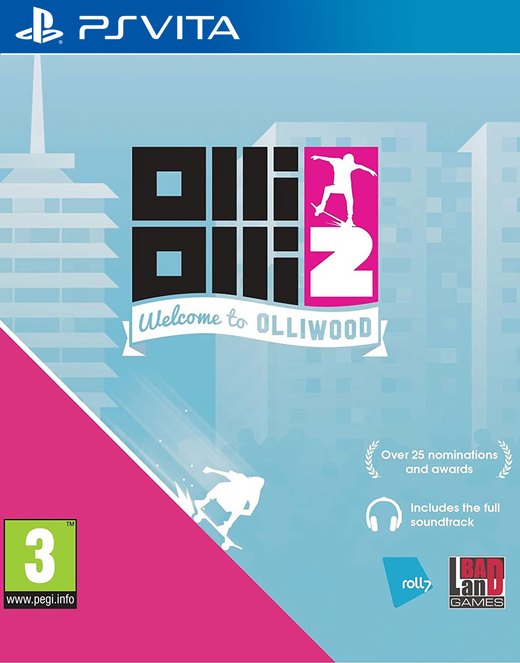 OlliOlli2: Welcome to Olliwood box art