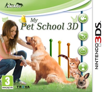 My Pet School 3D box art