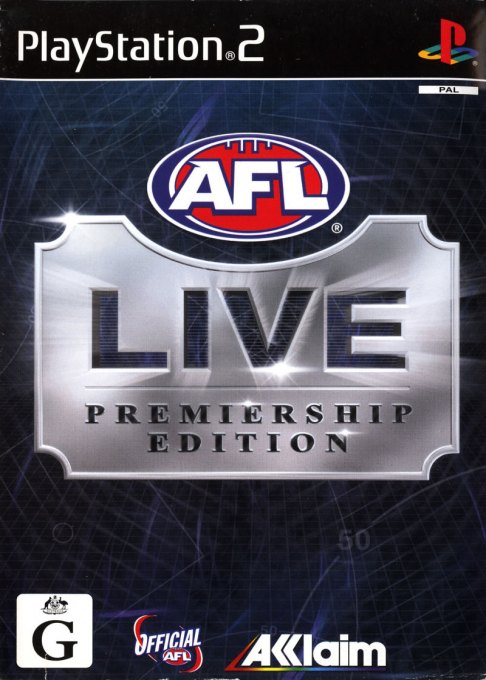 AFL Live Premiership Edition box art