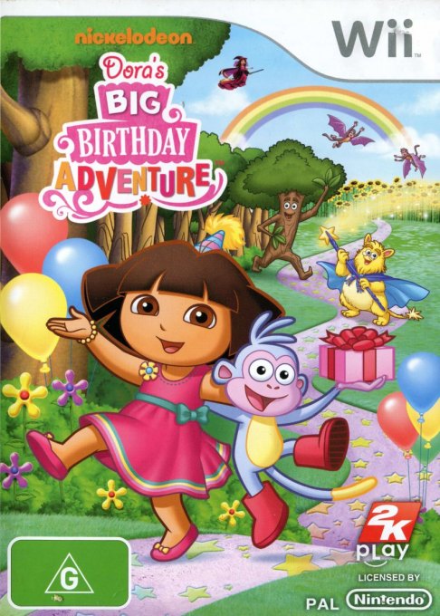 Nickelodeon Dora's Big Birthday Adventure box art