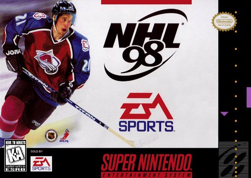 NHL 98 box art