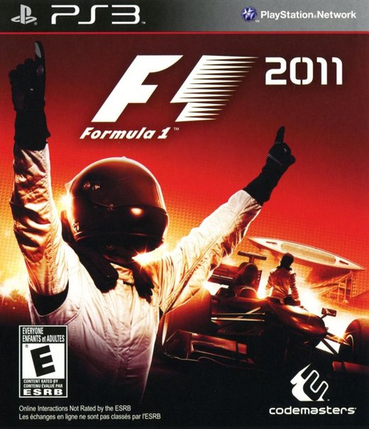 F1 2011 box art