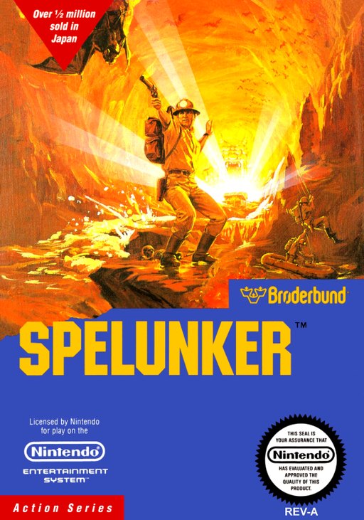 Spelunker box art