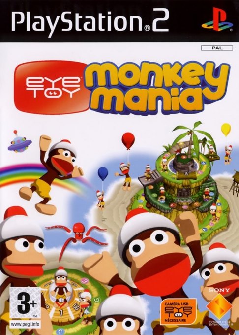EyeToy: Monkey Mania box art