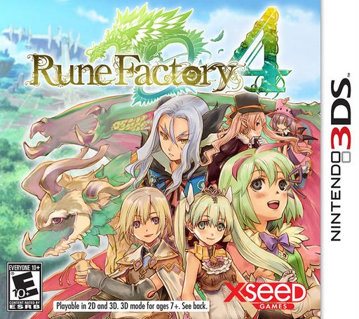 Rune Factory 4 box art