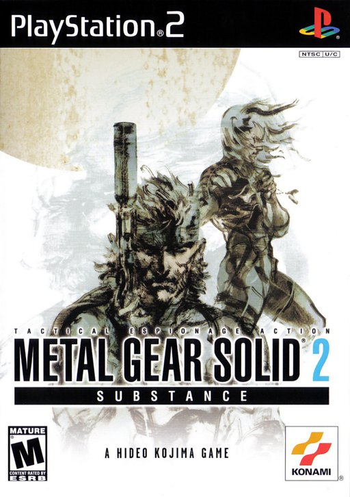 Metal Gear Solid 2: Substance box art