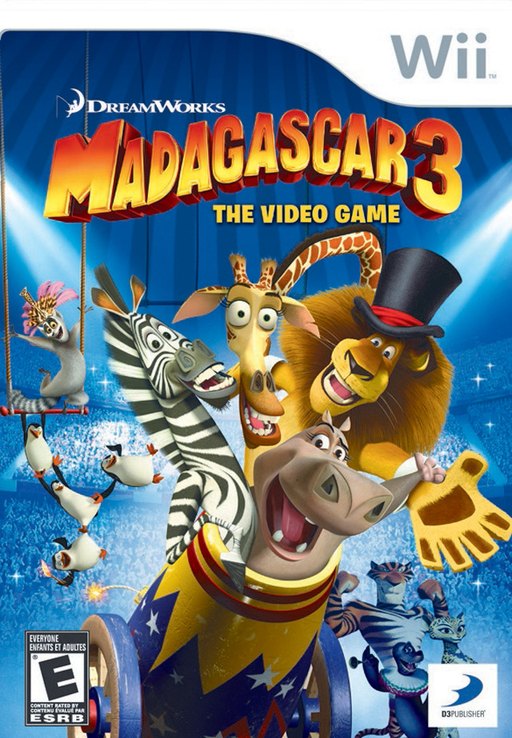 DreamWorks Madagascar 3: Europe's Most Wanted box art