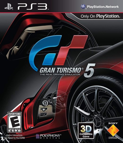 Gran Turismo 5 box art