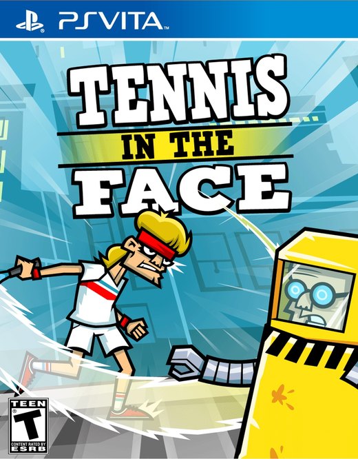 Tennis in the Face box art