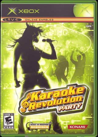 Karaoke Revolution Party box art