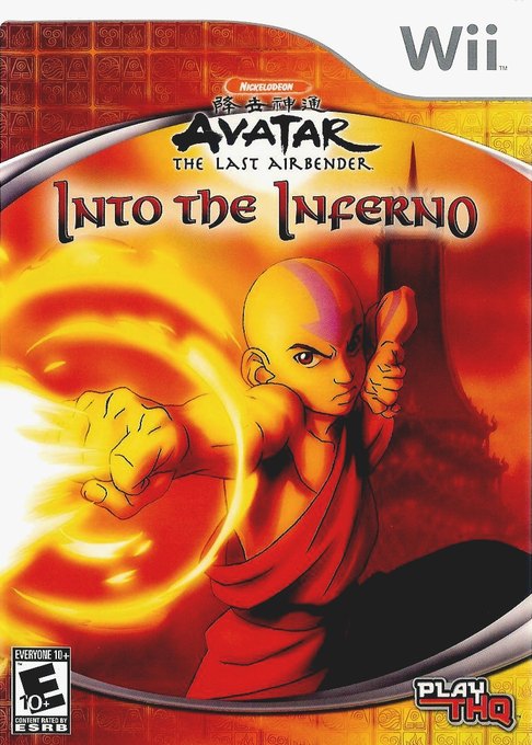 Nickelodeon Avatar: The Legend of Aang: Into the Inferno box art