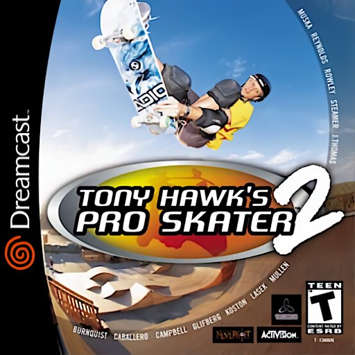 Tony Hawk's Pro Skater 2 box art