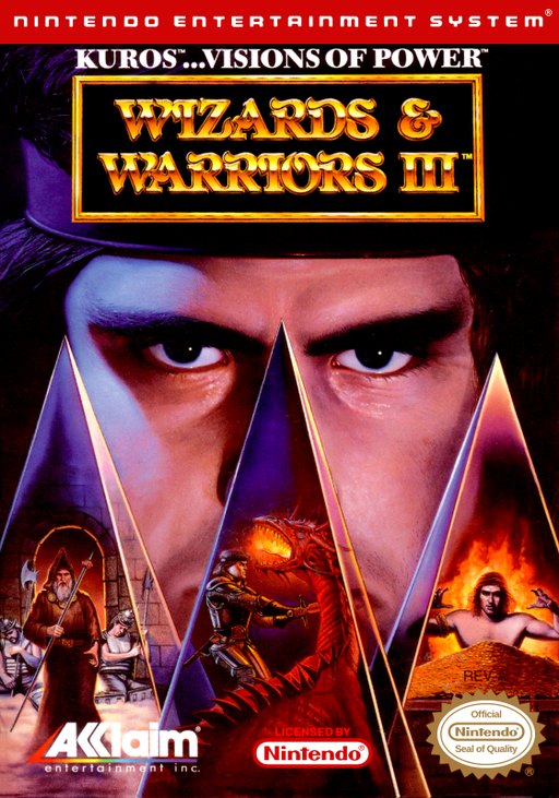 Wizards _ Warriors III: Kuros...Visions of Power box art