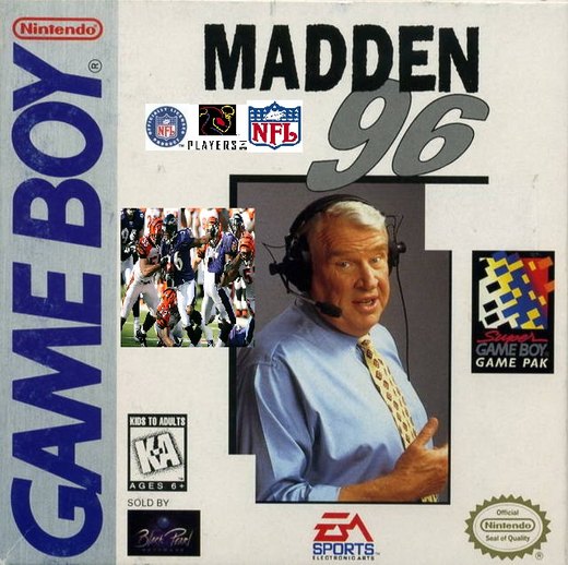 Madden 96 box art