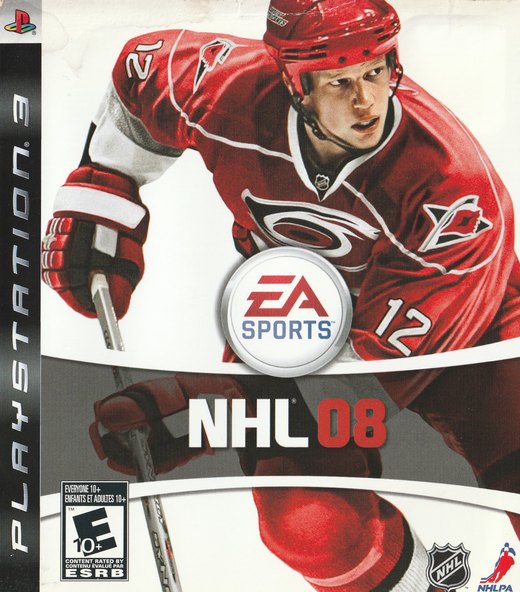 NHL 08 box art