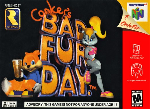 Conker's Bad Fur Day box art