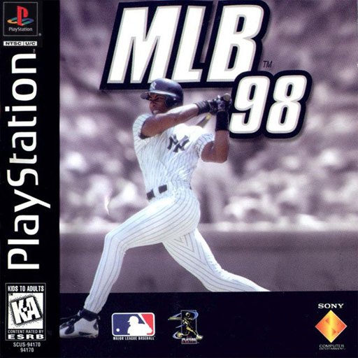 MLB 98 box art