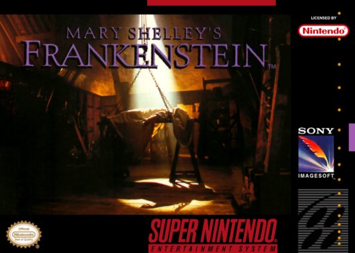 Mary Shelley's Frankenstein box art