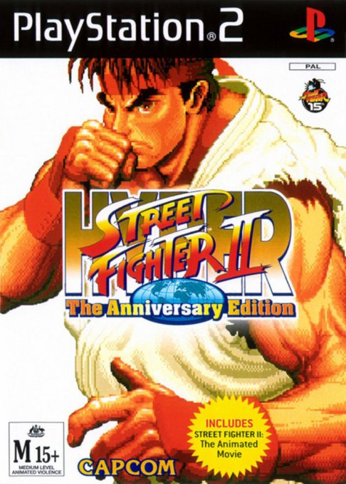 Hyper Street Fighter II: The Anniversary Edition box art
